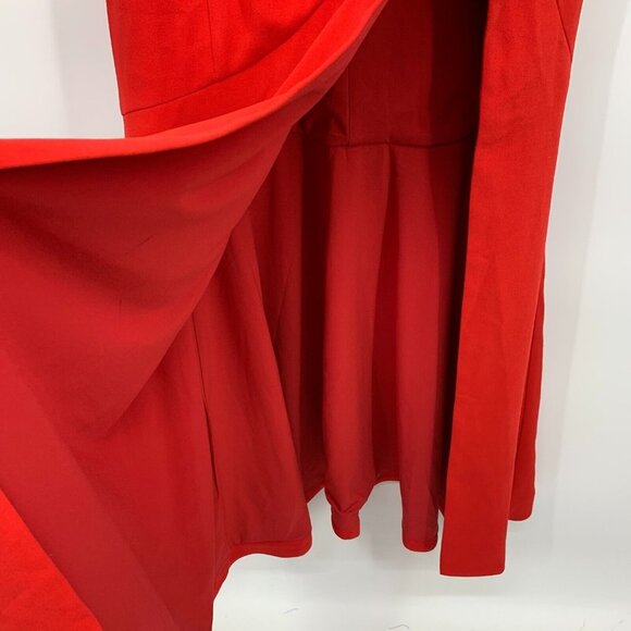 NBD Dress Maracuya Gown Red Maxi Off Shoulder Sweetheart NWT - Picture 9 of 15